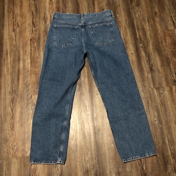 Agolde Jeans Women's 28 Wyman Low Rise Vintage Straight Leg Button Fly in Vision - Picture 5 of 6